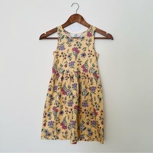 NWOT H&M Floral Print Yellow Sun Dress